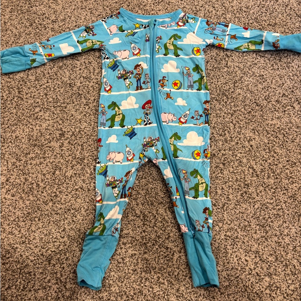 Disney Blue Dinosaur Footies One Piece